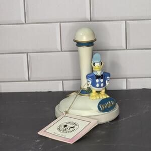 Disney Mickey Donald Duck Collectible Ceramic Cookie Factory Press  5"